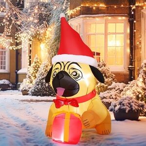 PUG CHRISTMAS INFLATABLE!